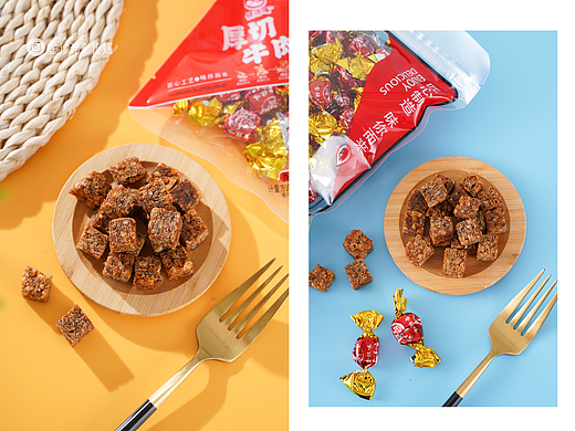 牛肉粒图片拍摄