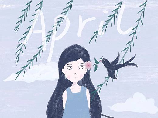 原创插画| 人间四月天