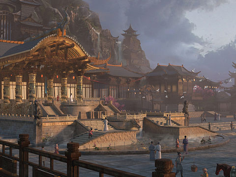 国古场景