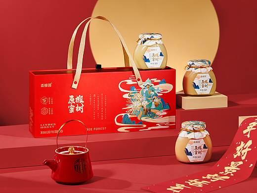 蜂蜜礼盒摄影 | 蜂蜜&礼盒✖️森蜂园