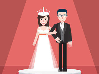 创意婚礼动画之相亲勇士300次