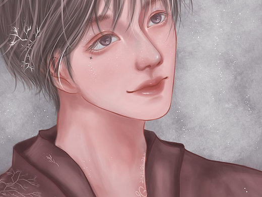 白枝恋人（个人主页-ZNTE3Nzg5NzY=） - 创作习作 - 站酷设计师南耳Return原创素材 - 站酷ZCOOL