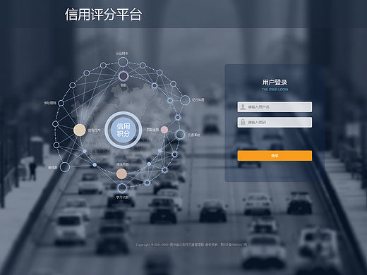 后台登录界面