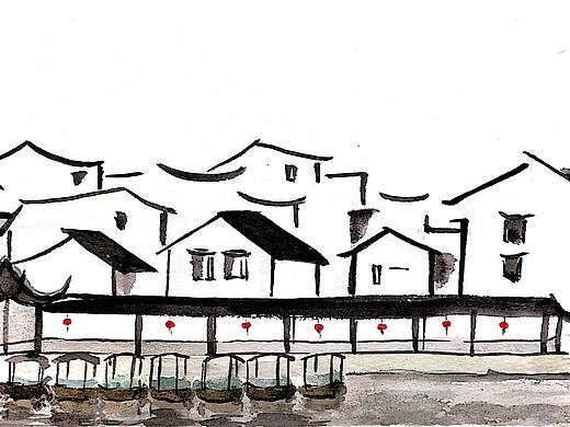 苏州日记（个人主页-ZMzkwMTY4NDA=） - 绘画 - 站酷设计师耿耿啊n原创素材 - 站酷ZCOOL