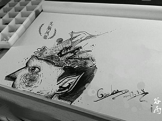 原创绘画-《头脑风暴》（个人主页-ZMTk4MzYwMDA=） - 新锐潮流插画 - 站酷设计师谷雨12138原创素材 - 站酷ZCOOL