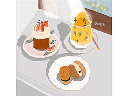 〈下午茶〉系列插畫