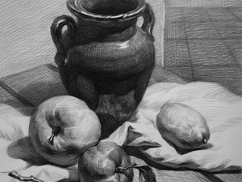 分享素描靜物作品#北京成人畫室梵高之路（個(gè)人主頁-ZMzgyOTE3MTI=） - 繪畫 - 站酷設(shè)計(jì)師JM吉姆原創(chuàng)素材 - 站酷ZCOOL