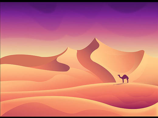 扁平插画练习（一）