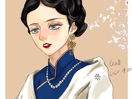 旗袍女子