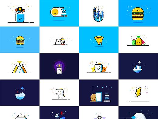 临摹练习（个人主页-ZMTg1MTU3MDg=） - 图标 - 站酷设计师_伟伟原创素材 - 站酷ZCOOL