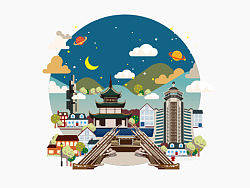 城市 插画