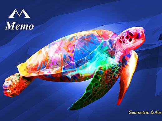 几何抽象艺术效果