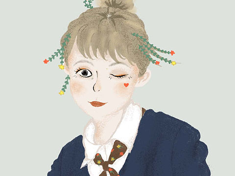 手绘自画像（个人主页-ZMzQ3Mjc3NzI=） - 儿童插画 - 站酷设计师甜瓜在画画原创素材 - 站酷ZCOOL