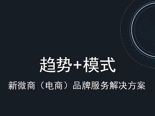 微（电）商品牌服务解决方案 新概念品牌策划设计