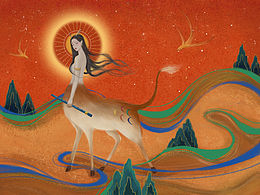 敦煌系列之《九色鹿》