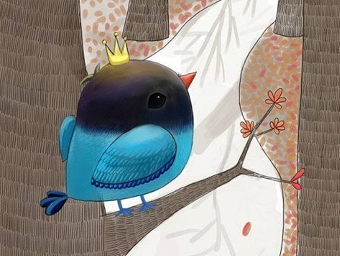 小鸟系列插画一组
