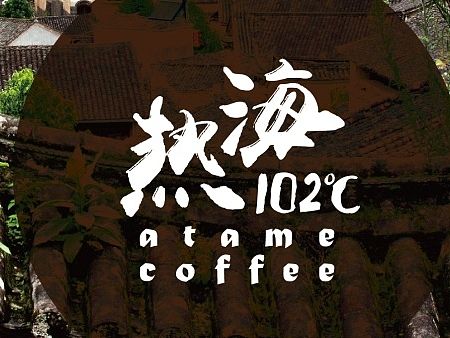 腾冲热海102度咖啡logo设计提报