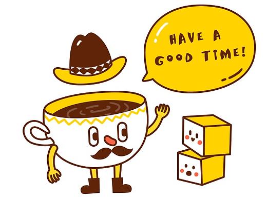 下午茶 系列 插画贴纸