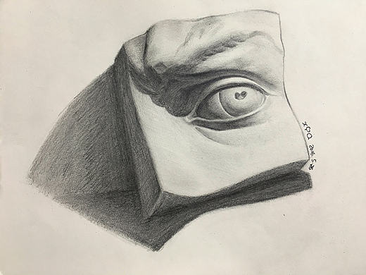 基础素描——石膏五官