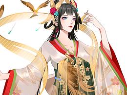 阴阳师—紧那罗皮肤设计