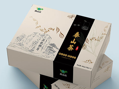 茶叶包装｜平面 包装 泰山特产