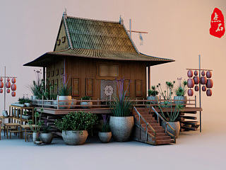 三维动画场景作品