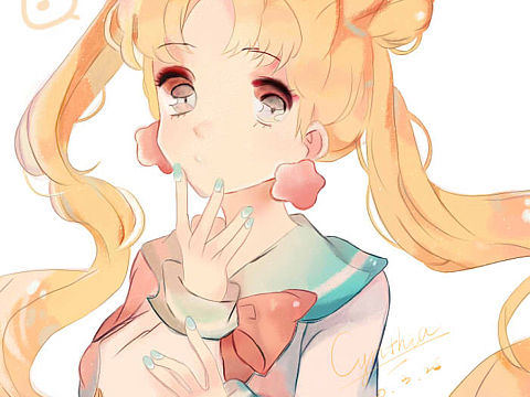 美少女战士动漫临摹