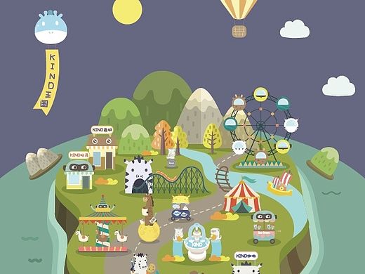 KIND PLANET与商场的合作设计