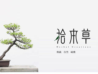 拾本草品牌标志设计