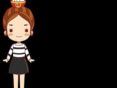 表情-米饭少女婷婷