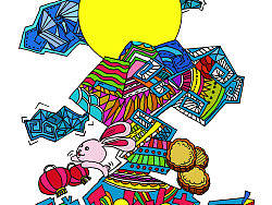 中秋节快乐（个人主页-ZODgxODMy） - 商业插画 - 站酷设计师leiyabin原创素材 - 站酷ZCOOL