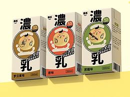 開鑫浓豆乳包装设计丨豆子就要又胖又可爱