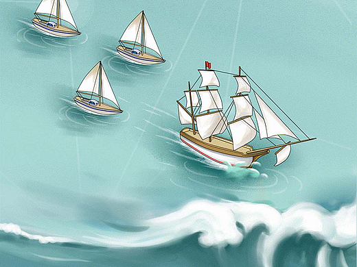 中粮资本2020半年报（个人主页-ZNjAwNTYwMDg=） - 商业插画 - 站酷设计师薯条小超人原创素材 - 站酷ZCOOL