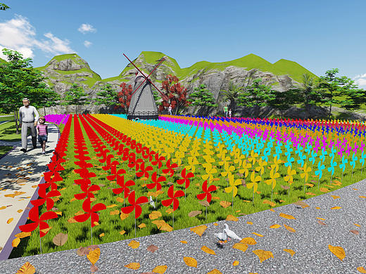 【沐土】珊瑚岭风车节设计（个人主页-ZMjExNDAwOTY=） - 建筑设计 - 站酷设计师荣草沐土原创素材 - 站酷ZCOOL