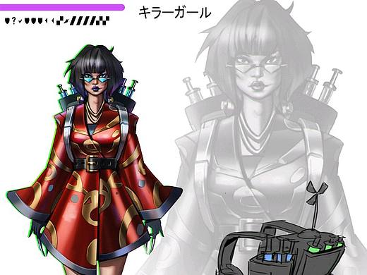 毒药女孩（个人主页-ZNjE0NjYwNTI=） - 游戏原画 - 站酷设计师阿栋aad原创素材 - 站酷ZCOOL