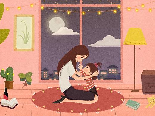 发一套之前做的母亲节作品（个人主页-ZMjgyMjY5OTI=） - 商业插画 - 站酷设计师苅安原创素材 - 站酷ZCOOL