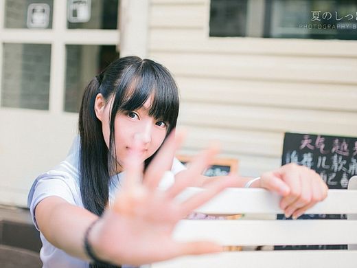 JK水色制服  夏のしっぽ