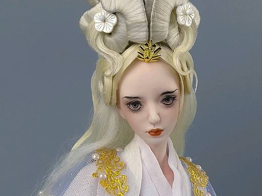 【陶瓷BJD】自制陶瓷人偶  聊斋系列——白秋练