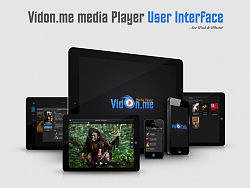 Vidon.me media Player User Interface