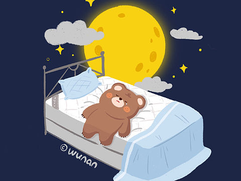 小熊布兜-心情日记（个人主页-ZNDMzODcyMTI=） - 商业插画 - 站酷设计师楠瓜酱原创素材 - 站酷ZCOOL