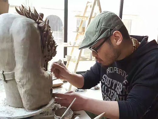 钟馗捉鬼（个人主页-ZMzI1MTI5MDQ=） - 雕塑 - 站酷设计师Z29165740原创素材 - 站酷ZCOOL