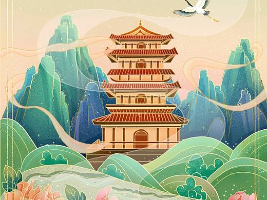 新中式建筑  国潮