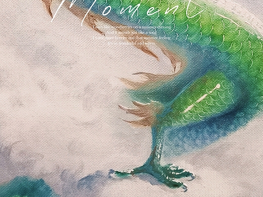 龙抬头作品完成-油画