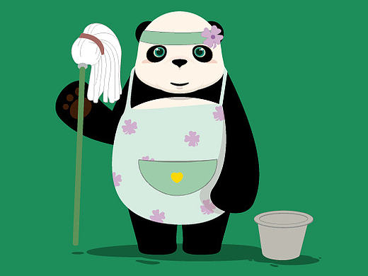 yoyo变身人妻清洁工~（个人主页-ZMTkwNDkyNTI=） - IP形象 - 站酷设计师兔子少年原创素材 - 站酷ZCOOL