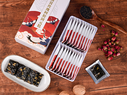 产品拍摄-玫瑰阿胶糕