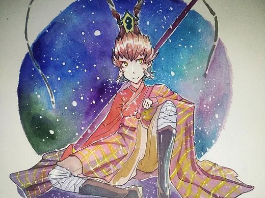 水彩 手绘 日常 