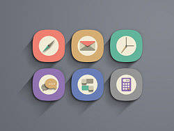 six icons for iOS