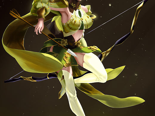 精灵  原画临摹练习 