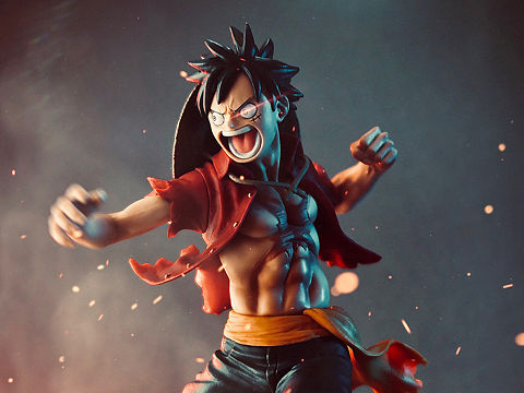 手办表现型摄影——路飞