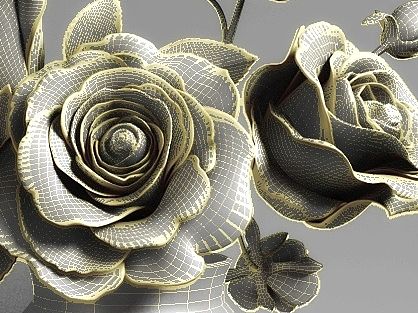3D 花